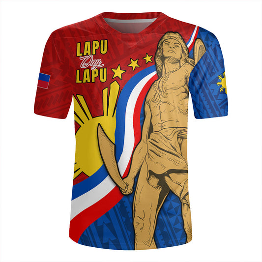 Philippines Filipinos Rugby Jersey Lapu-Lapu Hero With Polynesian Pattern