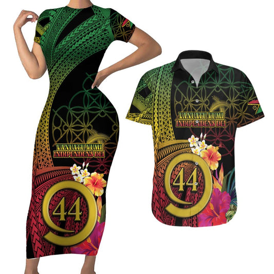 Vanuatu Polynesian Combo Dress Bodycon And Shirt Drawing Melanesian Vibes