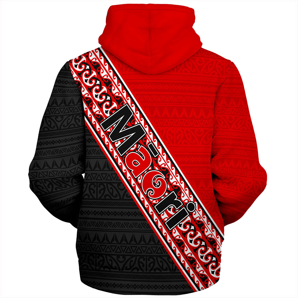 New Zealand Sherpa Hoodie Maori Aotearoa Tribal Waitangi Day