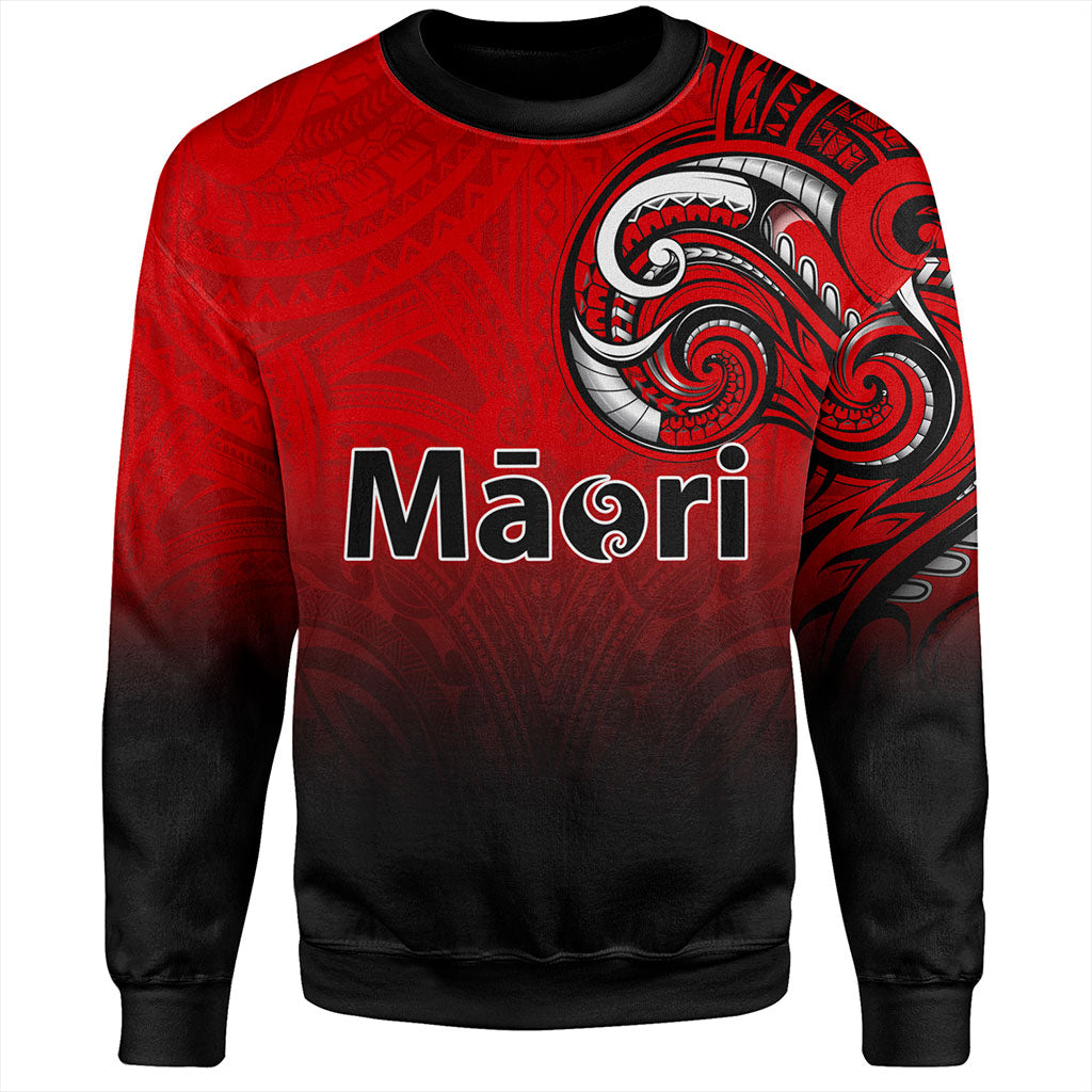 New Zealand Sweatshirt Maori Tribal Style