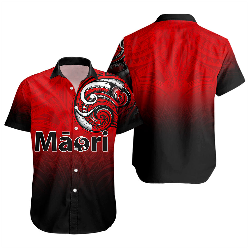 New Zealand Short Sleeve Shirt Maori Tribal Style