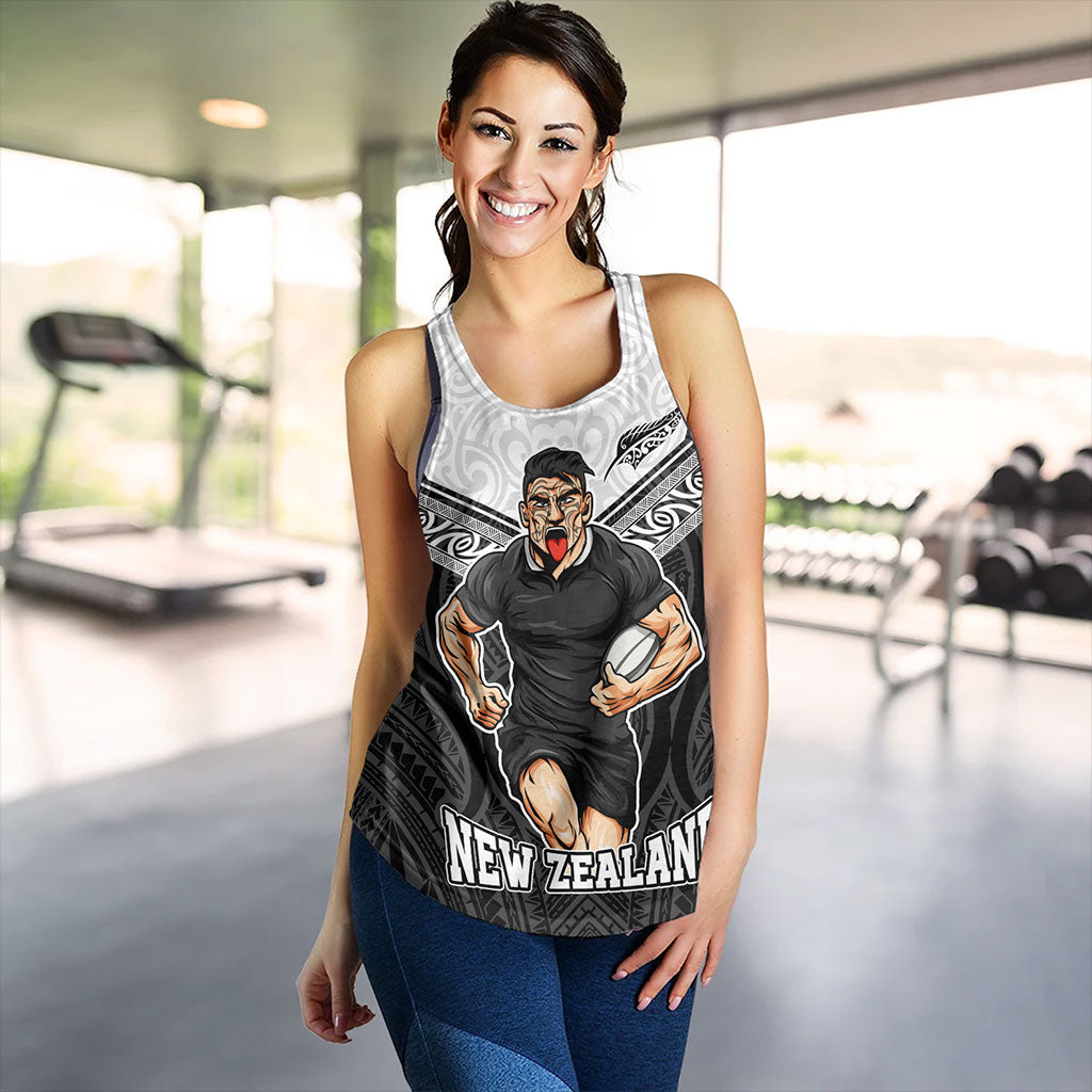 New Zealand Women Tank Rugby Maori Tribal Sport Style