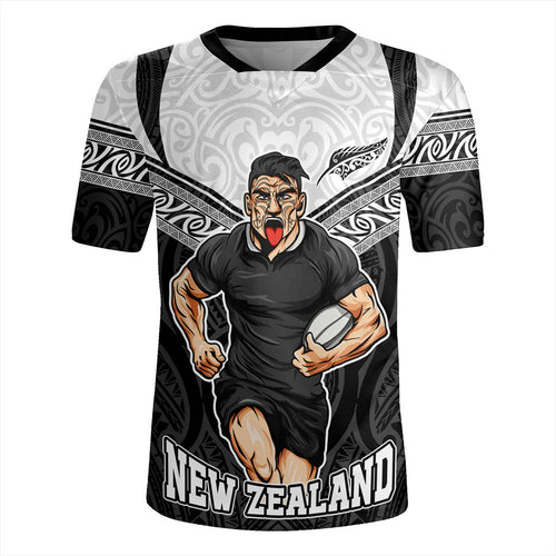 New Zealand Rugby Jersey Rugby Maori Tribal Sport Style