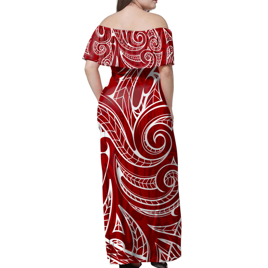 Polynesia Combo Dress And Shirt Maori Tribal Pattern