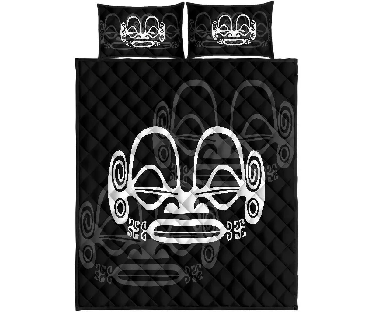 Marquesas Islands Polynesian Quilt Bed Set