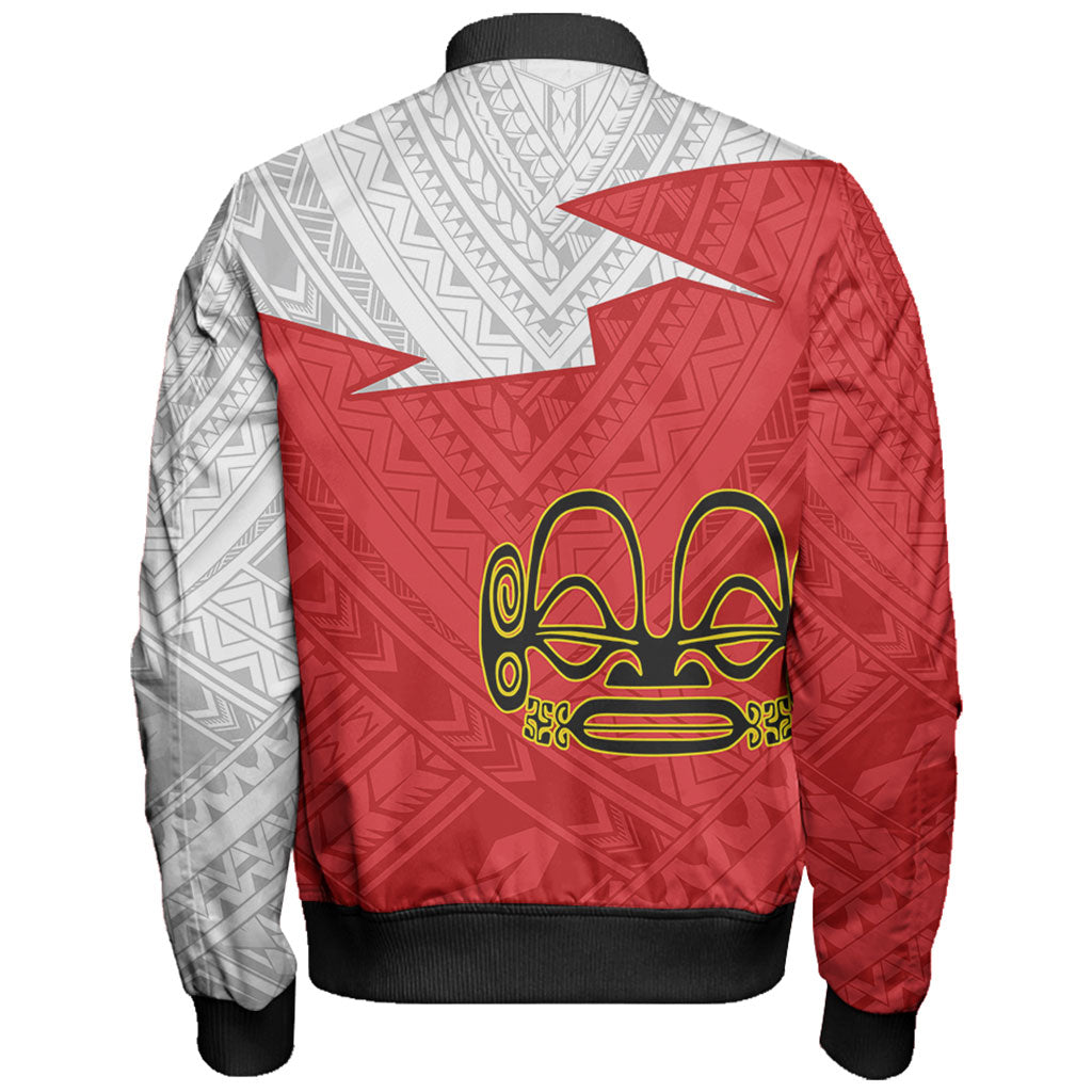 Marquesas Islands Bomber Jacket Polynesian Tattoo Flag And Coat Of Arms