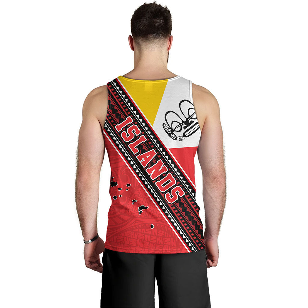Marquesas Islands Tank Top Flag And Coat Of Arms