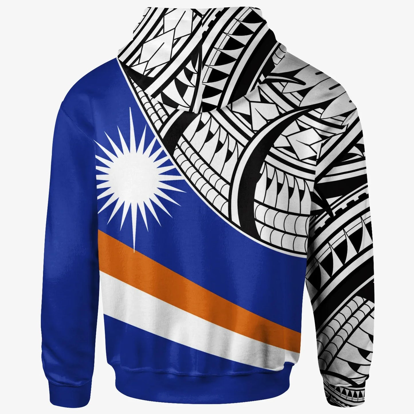 Marshall Custom Personalised Hoodie - Ginger Lei Pattern