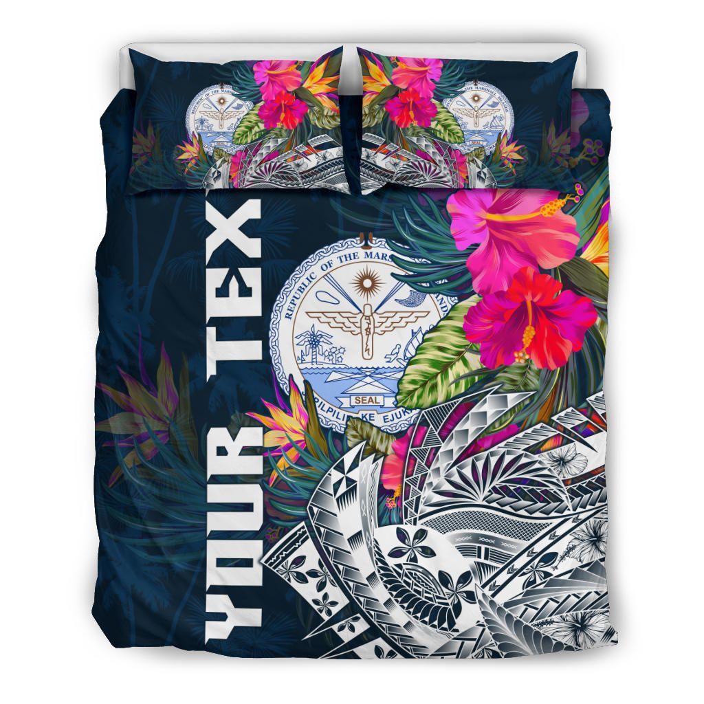 Marshall Islands Custom Personalised Bedding Set - Summer Vibes