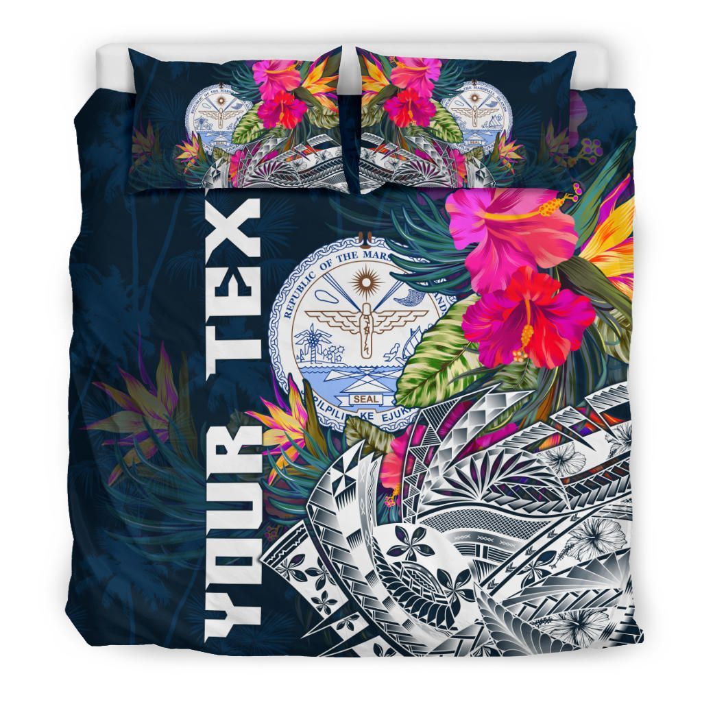 Marshall Islands Custom Personalised Bedding Set - Summer Vibes