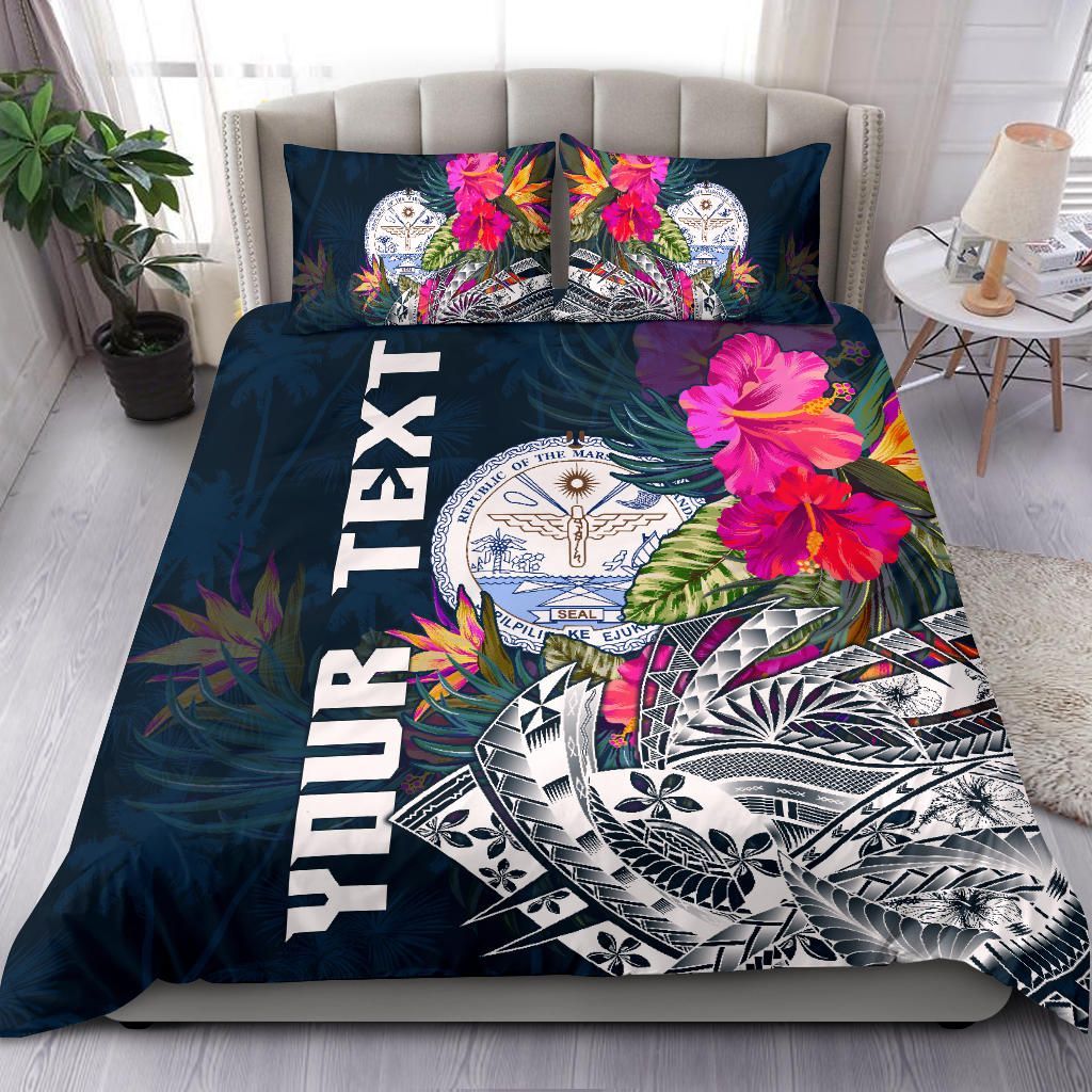 Marshall Islands Custom Personalised Bedding Set - Summer Vibes