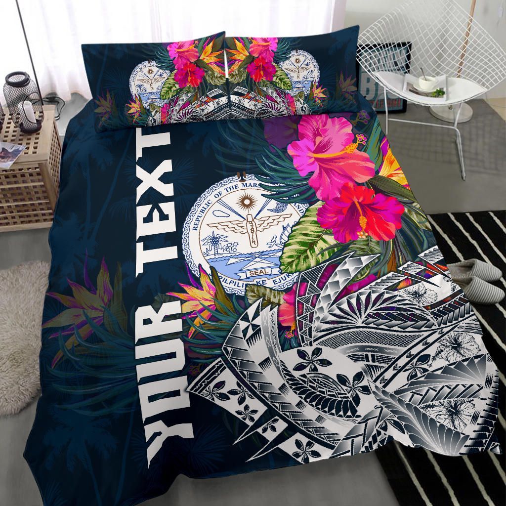 Marshall Islands Custom Personalised Bedding Set - Summer Vibes