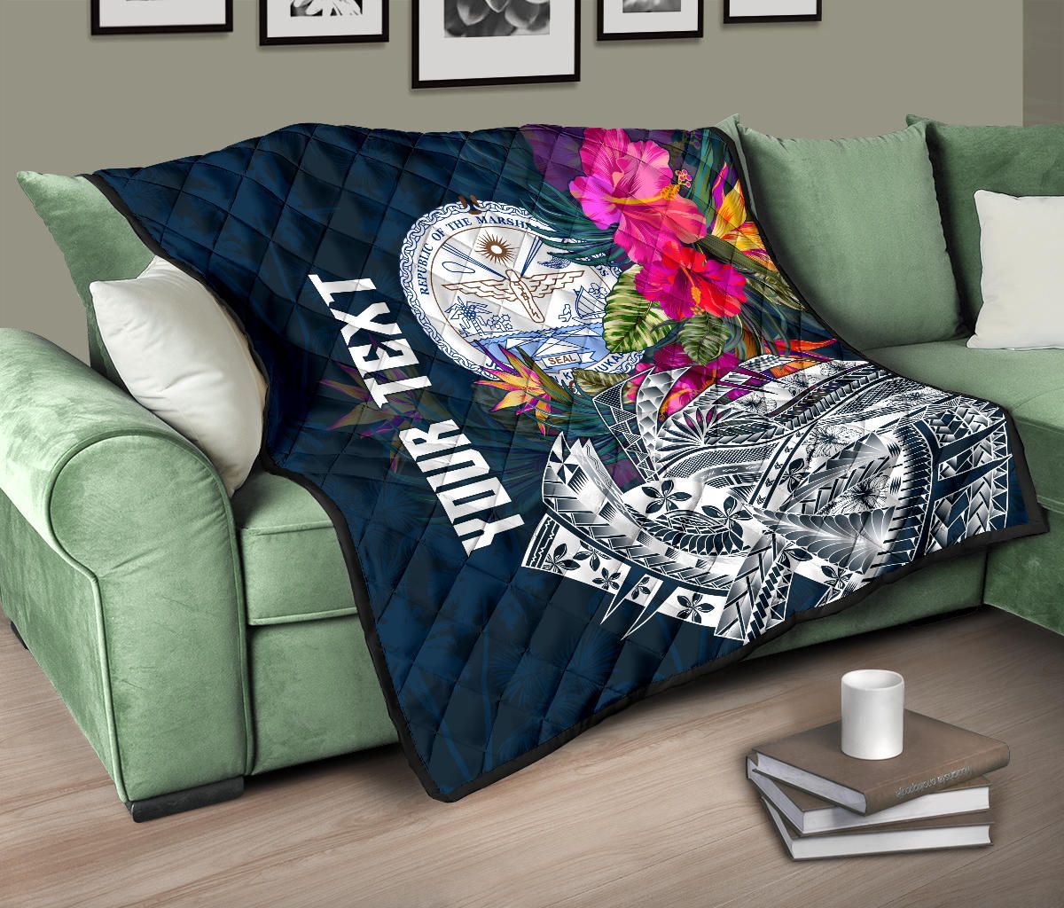 Marshall Islands Custom Personalised Premium Quilt - Summer Vibes