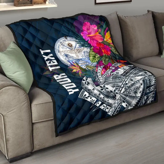 Marshall Islands Custom Personalised Premium Quilt - Summer Vibes