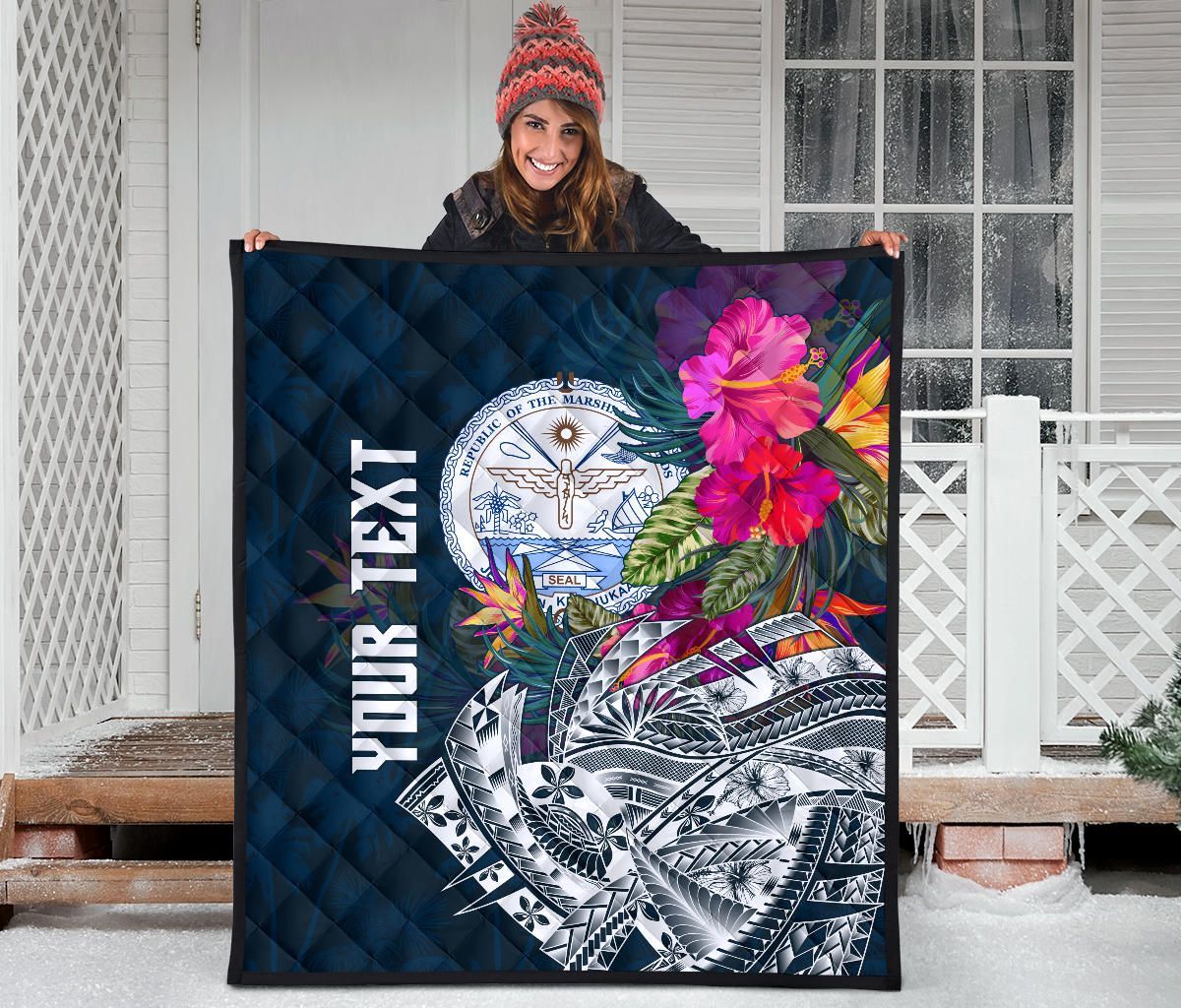 Marshall Islands Custom Personalised Premium Quilt - Summer Vibes