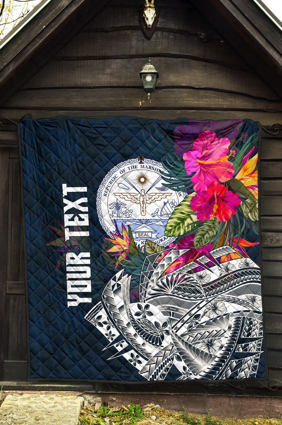Marshall Islands Custom Personalised Premium Quilt - Summer Vibes