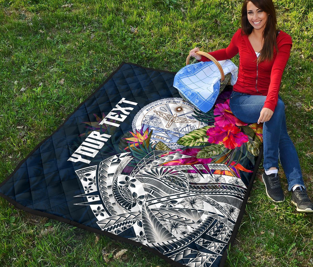 Marshall Islands Custom Personalised Premium Quilt - Summer Vibes