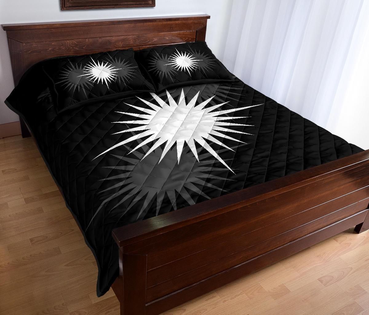 Marshall Islands Polynesian Quilt Bed Set