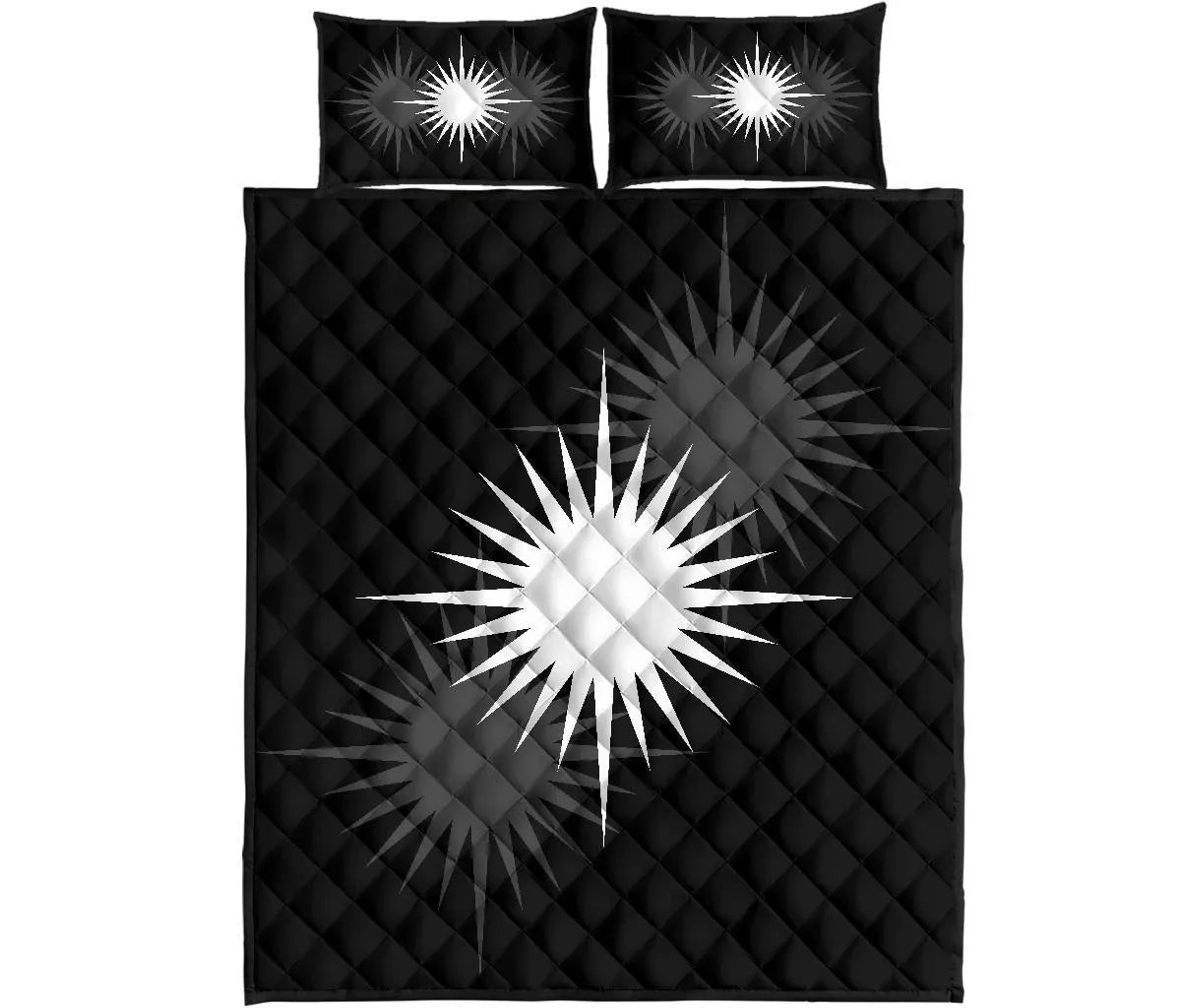 Marshall Islands Polynesian Quilt Bed Set