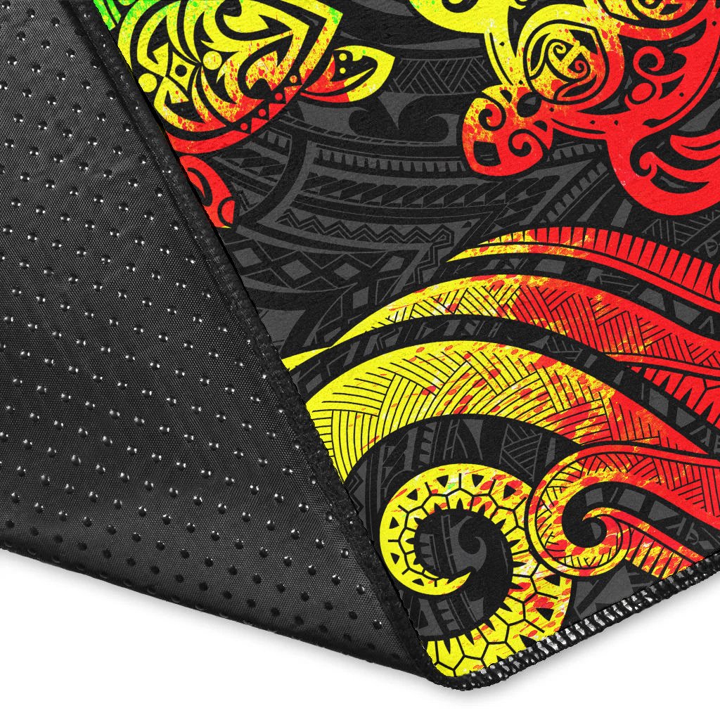 Marshall Islandss Area Rug - Reggae Tentacle Turtle