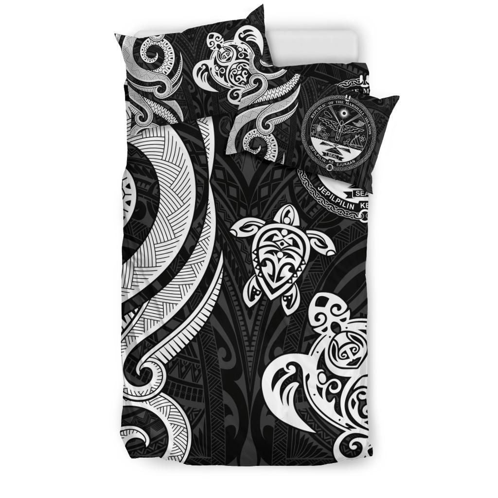 Marshall Islands Bedding Set - Tentacle Turtle White