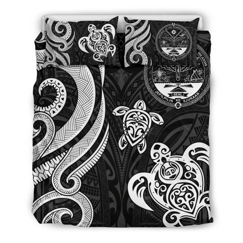 Marshall Islands Bedding Set - Tentacle Turtle White