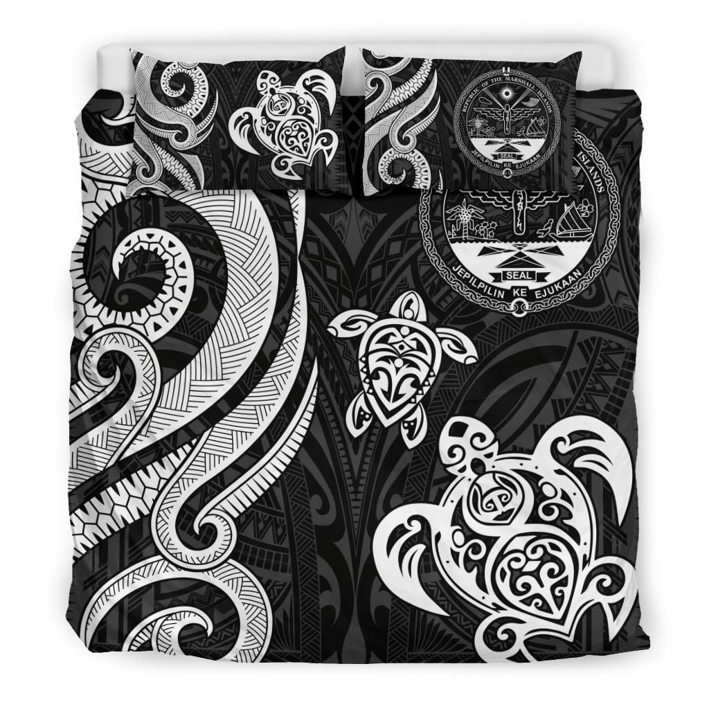 Marshall Islands Bedding Set - Tentacle Turtle White