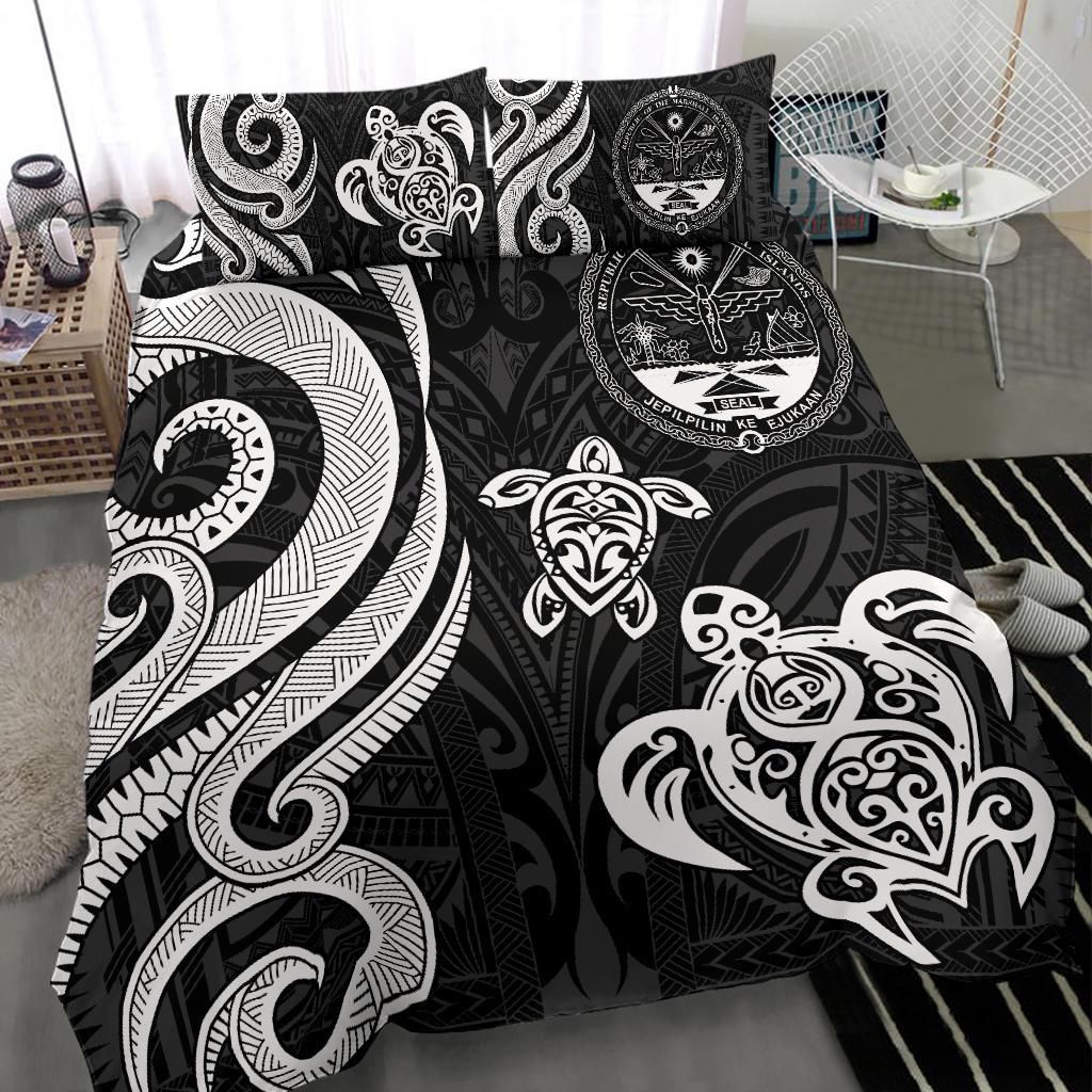 Marshall Islands Bedding Set - Tentacle Turtle White