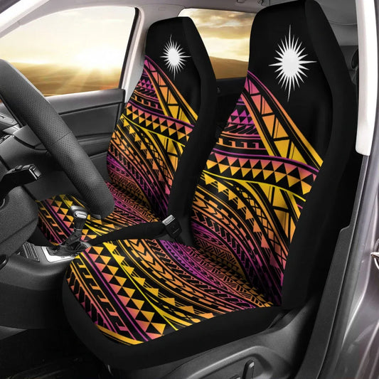 Marshall Islands Car Seat Cover  - Special Polynesian Ornaments