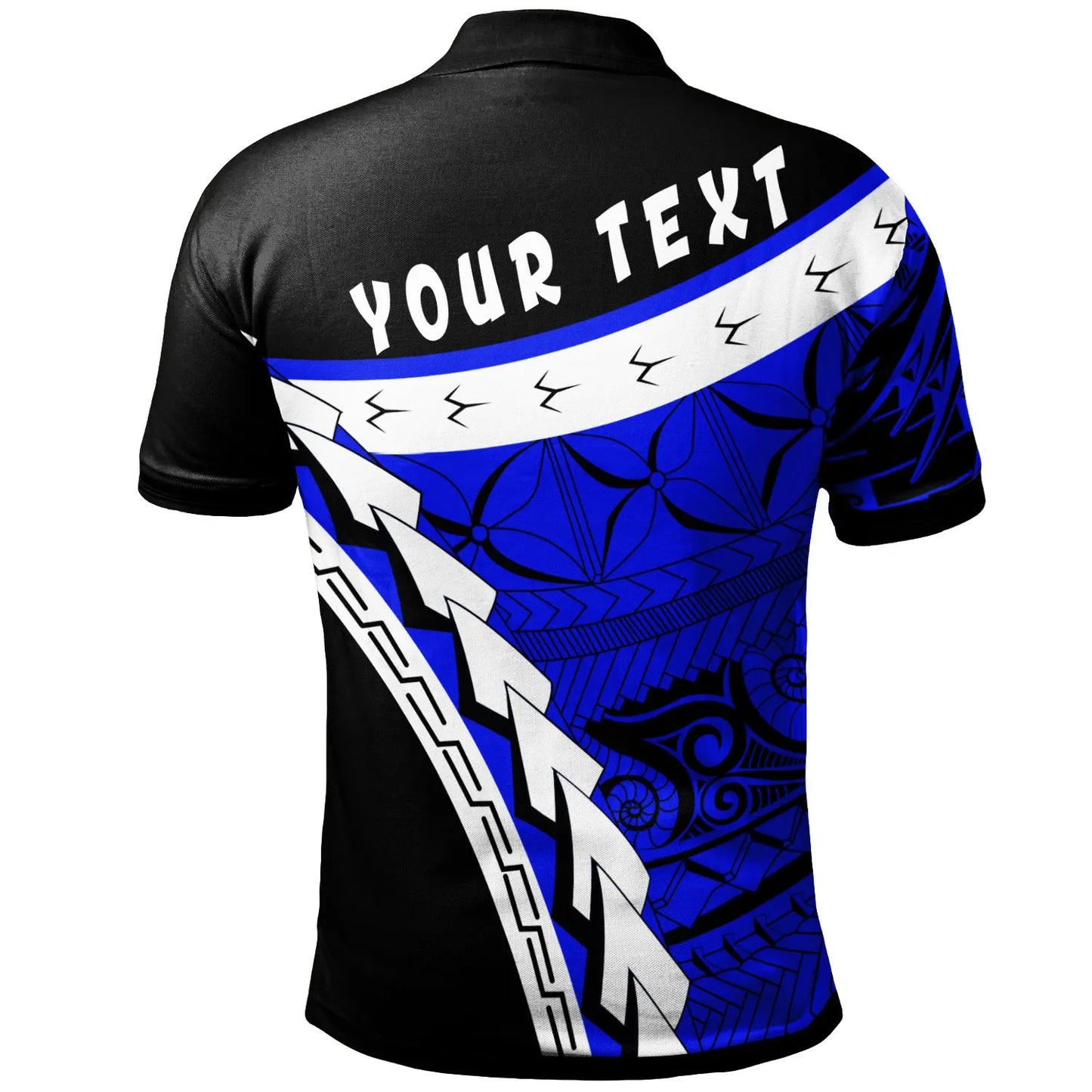 Marshall Islands Custom Personalised Polo Shirt - Proud Of Marshall Islands Blue Color