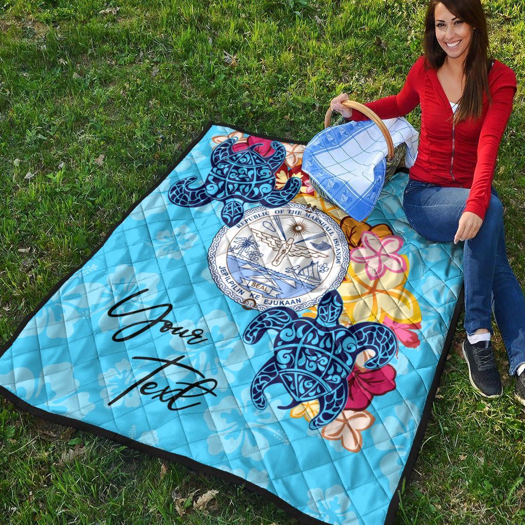 Marshall Islands Custom Personalised Premium Quilt - Tropical Style