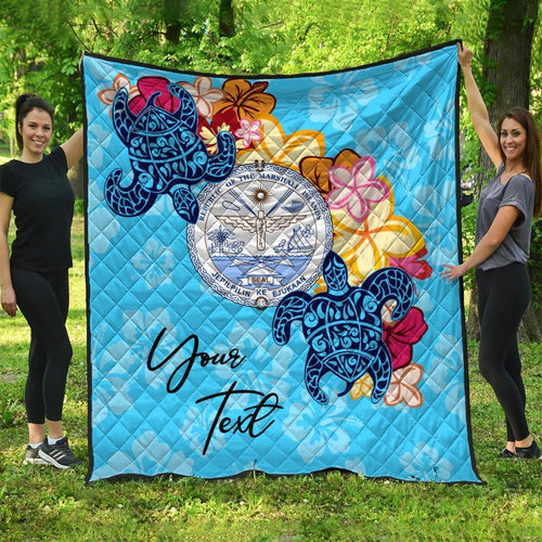 Marshall Islands Custom Personalised Premium Quilt - Tropical Style