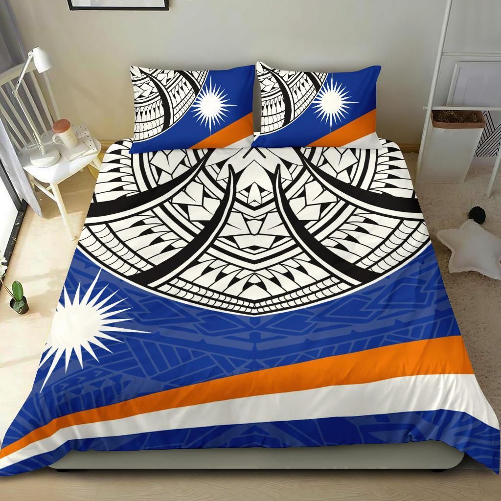 Marshall Islands Duvet Cover Set - Ginger Lei Pattern