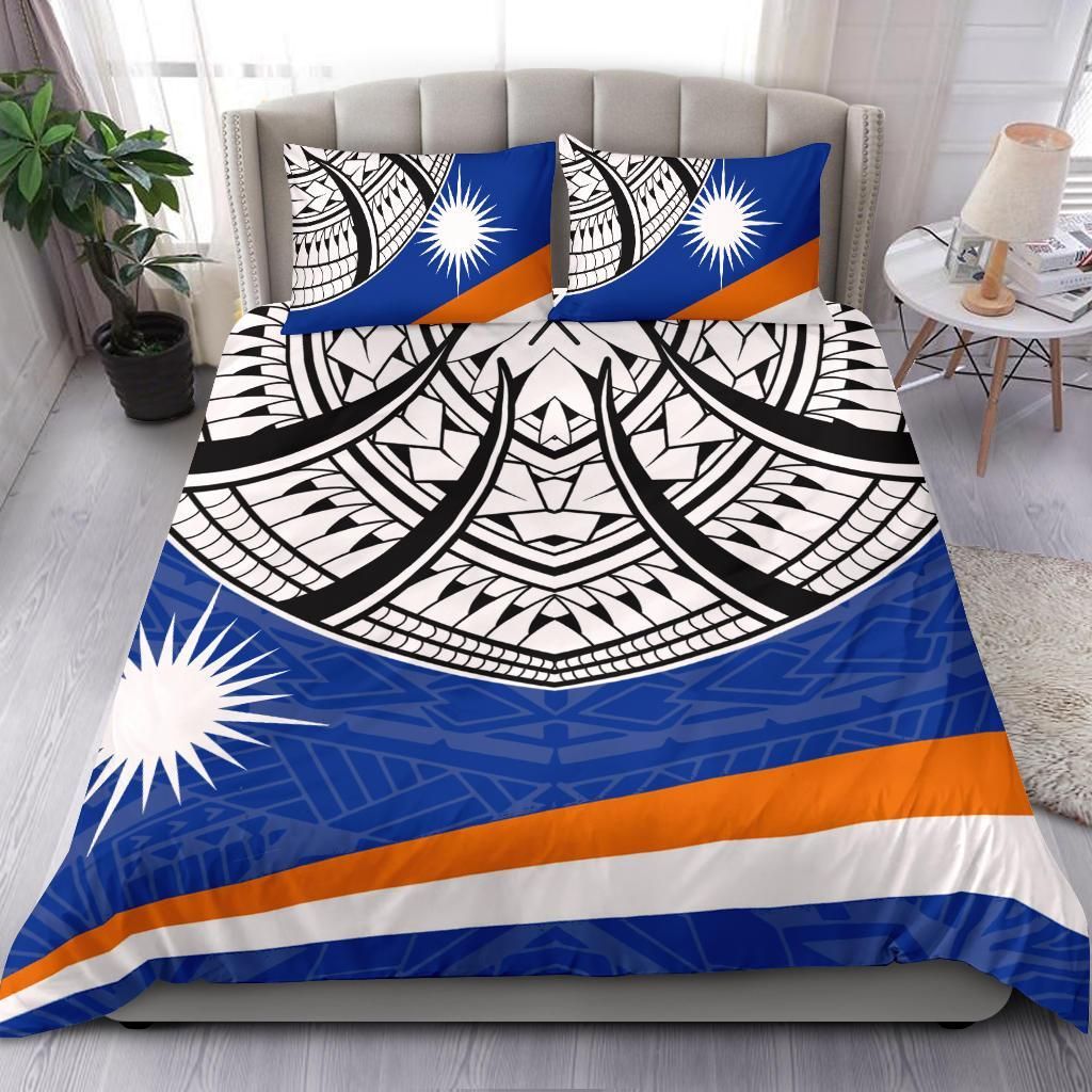 Marshall Islands Duvet Cover Set - Ginger Lei Pattern