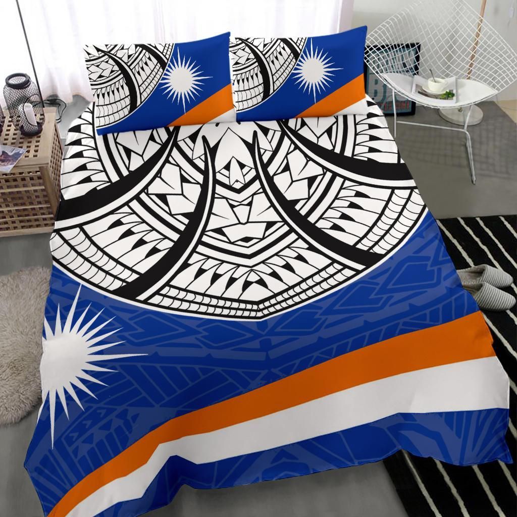 Marshall Islands Duvet Cover Set - Ginger Lei Pattern