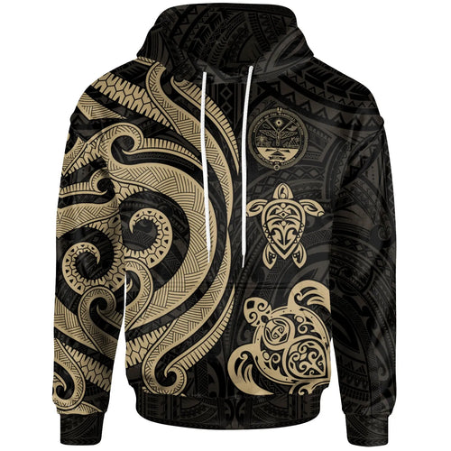 Marshall Islands Hoodie - Gold Tentacle Turtle