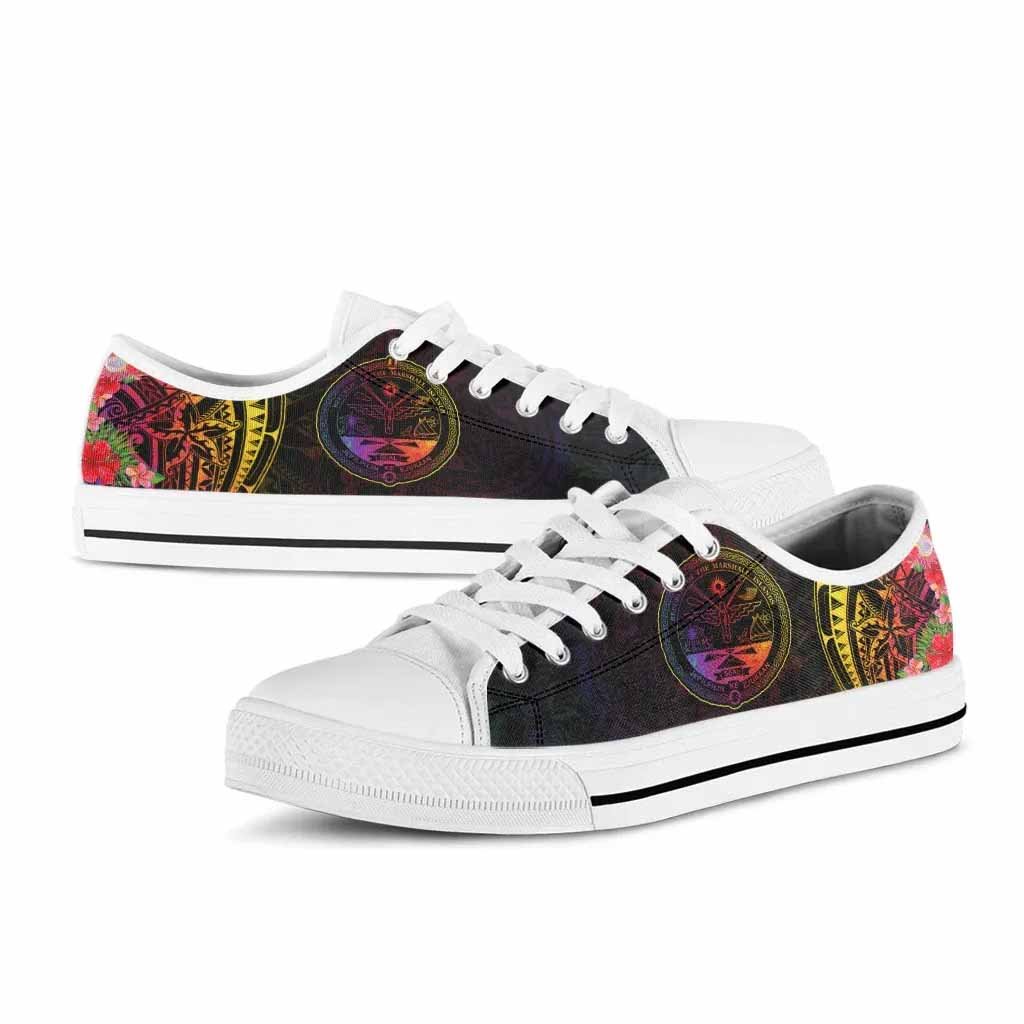 Marshall Islands Low Top Shoes - Tropical Hippie Style