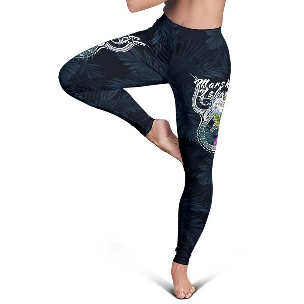 Marshall Islands Polynesian Legging - Tropical Flower