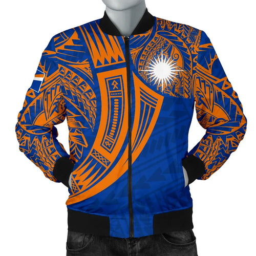 Marshall Islands Polynesian Bomber Jacket - Tribal Tattoo