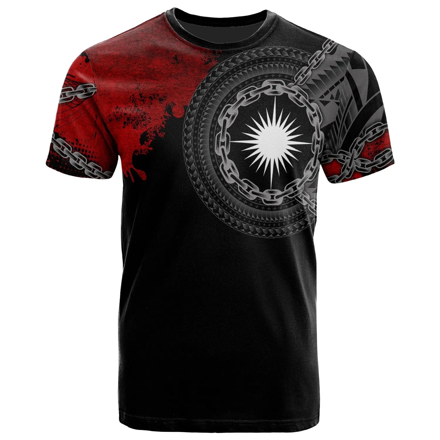 Marshall Islands Polynesian T-Shirt - Polynesian Chain Style