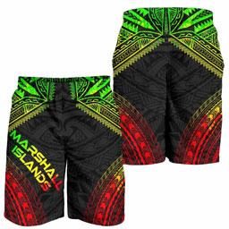 Marshall Islands Men Shorts - Polynesian Chief Reggae Version