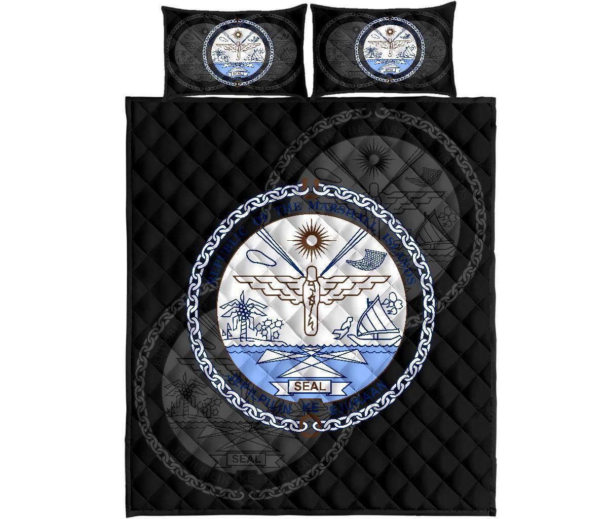 Marshall Islands Polynesian Quilt Bed Set