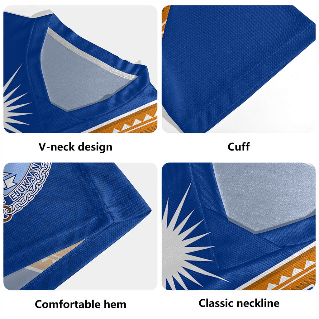 Marshall Islands Rugby Jersey Flag And Coat Of Arms