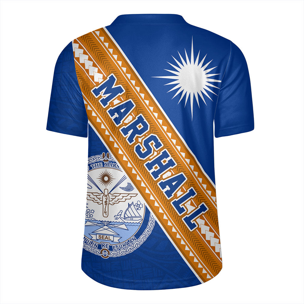 Marshall Islands Rugby Jersey Flag And Coat Of Arms
