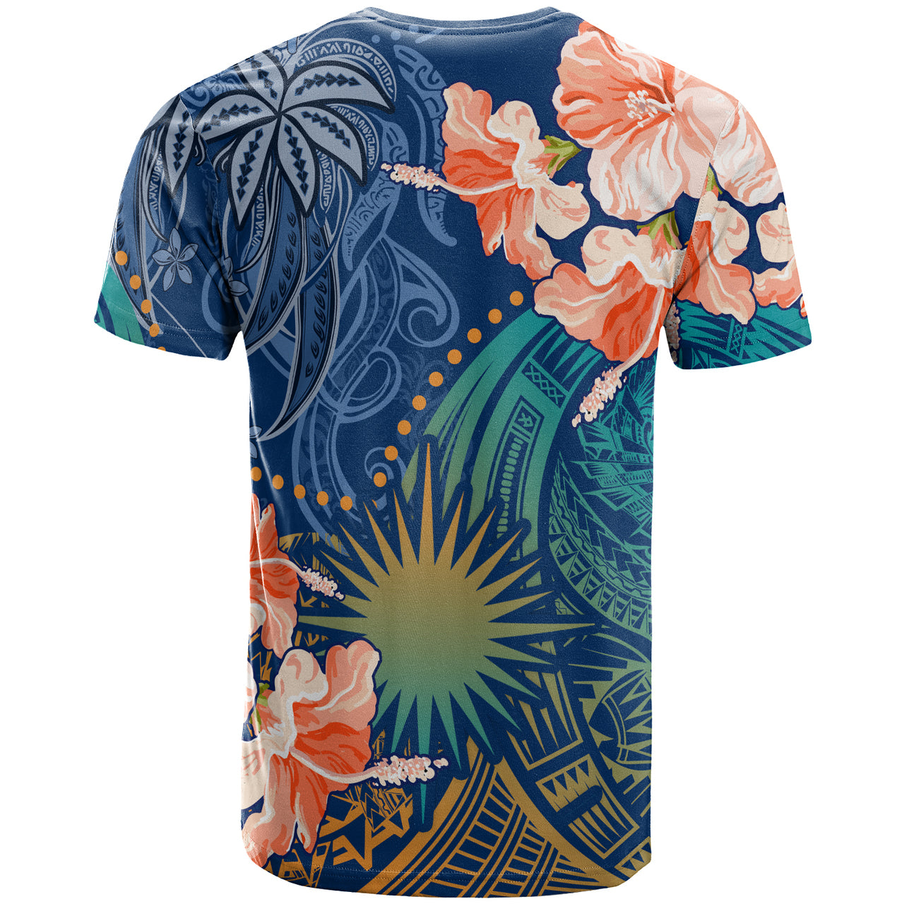Marshall Islands Polynesian T-shirt - Custom Polynesian Vibes