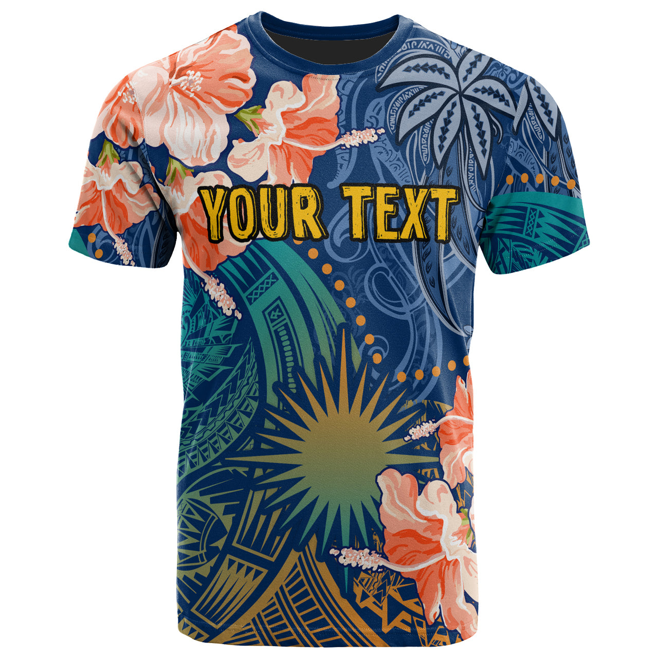 Marshall Islands Polynesian T-shirt - Custom Polynesian Vibes