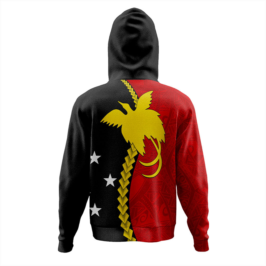 Papua New Guinea Hoodie Melanesian Tribal PNG Half Style