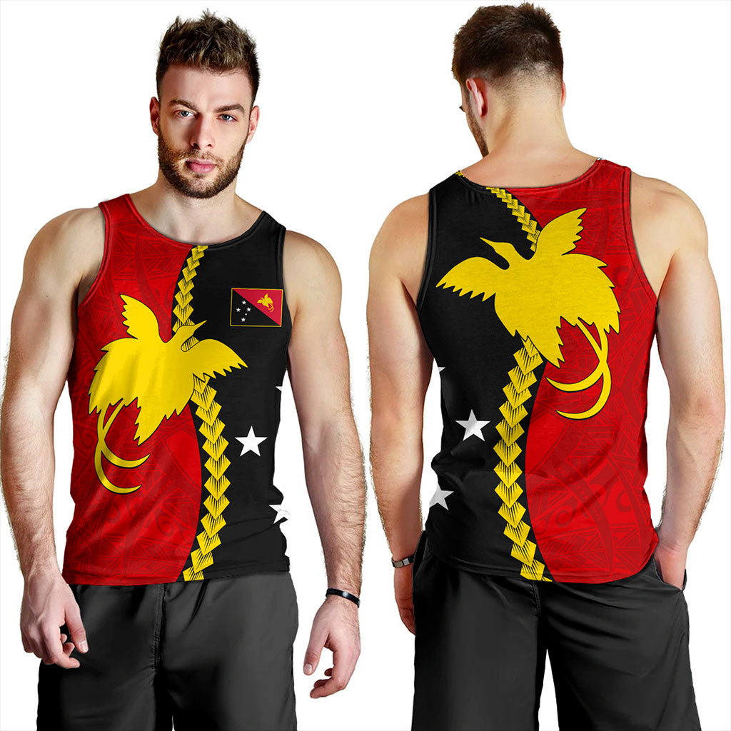 Papua New Guinea Tank Top Melanesian Tribal PNG Half Style