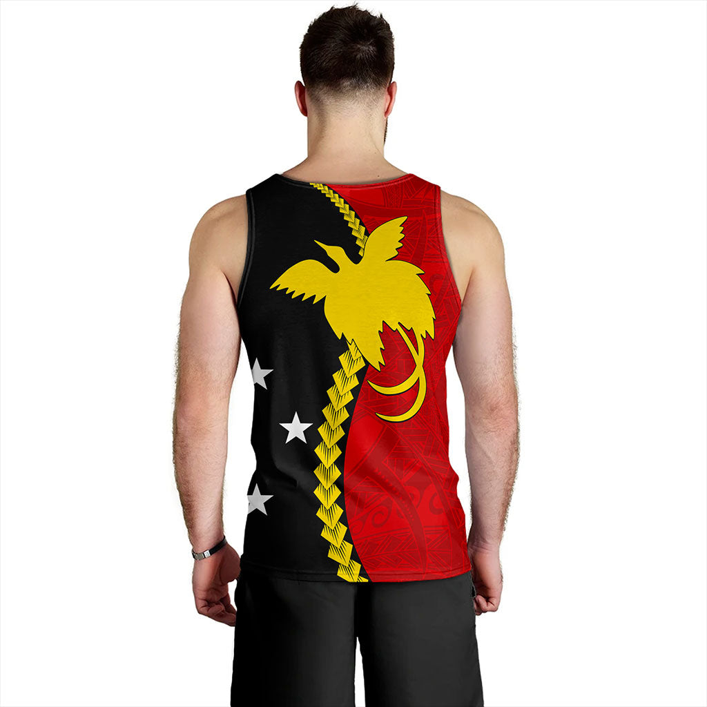Papua New Guinea Tank Top Melanesian Tribal PNG Half Style