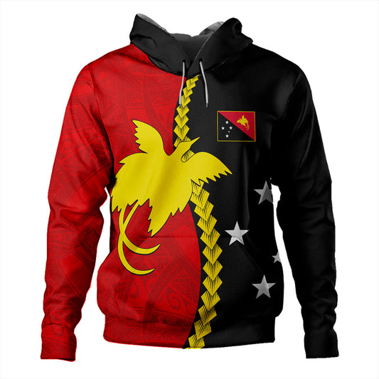Papua New Guinea Hoodie Melanesian Tribal PNG Half Style